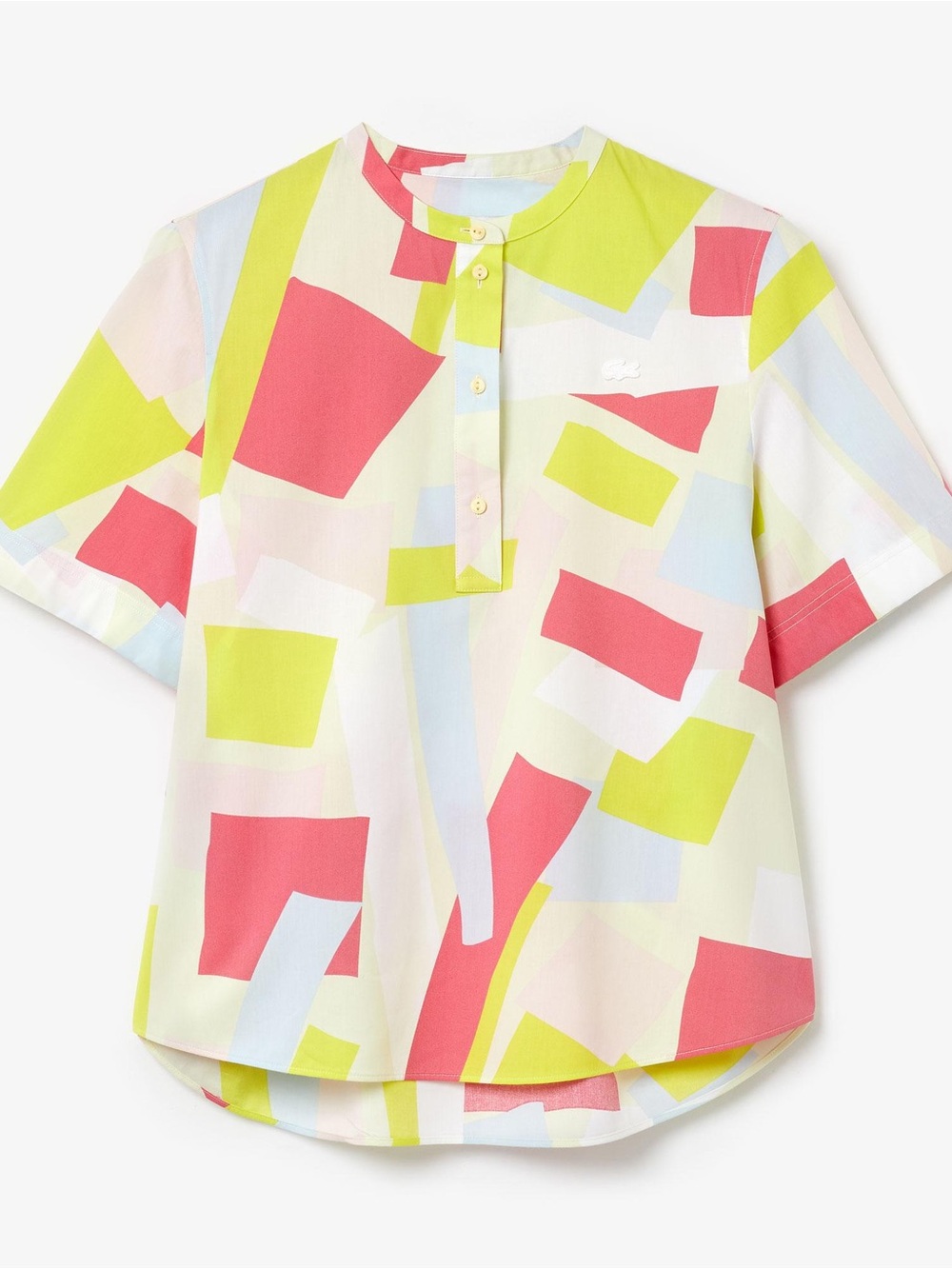 Lacoste Women's Colorful Elegant Cotton Blend Shirt 38/Medium